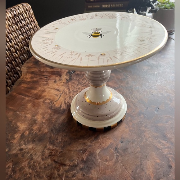 One Hundred 80 Degrees Busy Bees Cake Stand - Picture 7 of 8